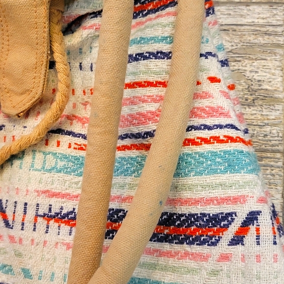 Roxy Cinch Fabric Tote Bag - Picture 7 of 8